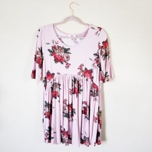 Moa Pink Floral Top